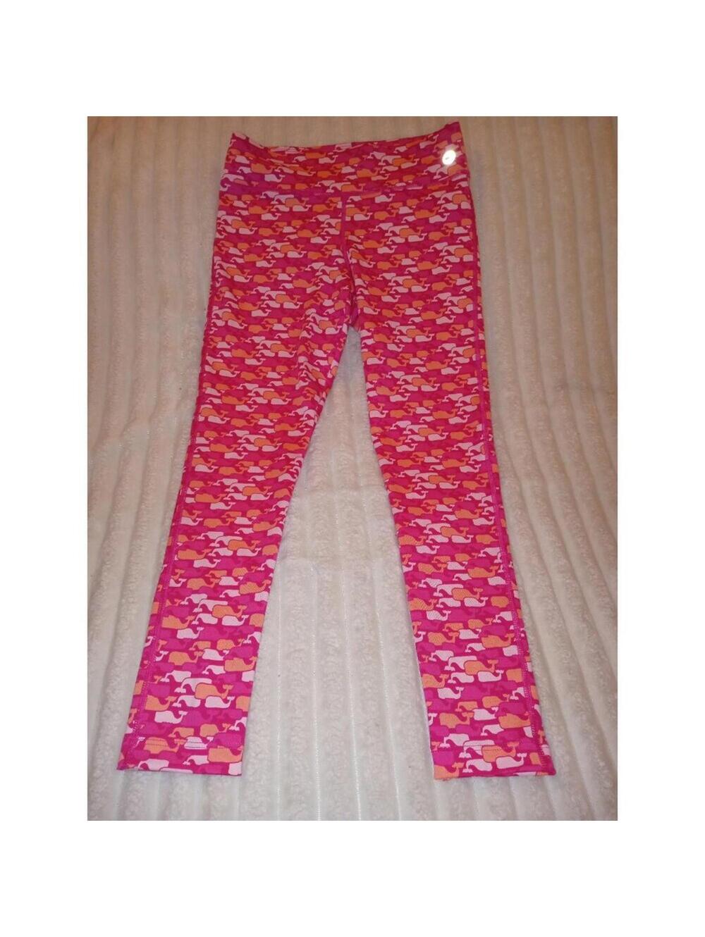 Vineyard Vines Performance Leggings Girls Size Medium 10/12